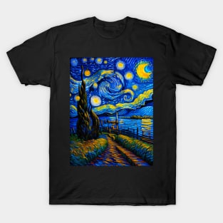 Cape cod in starry night T-Shirt